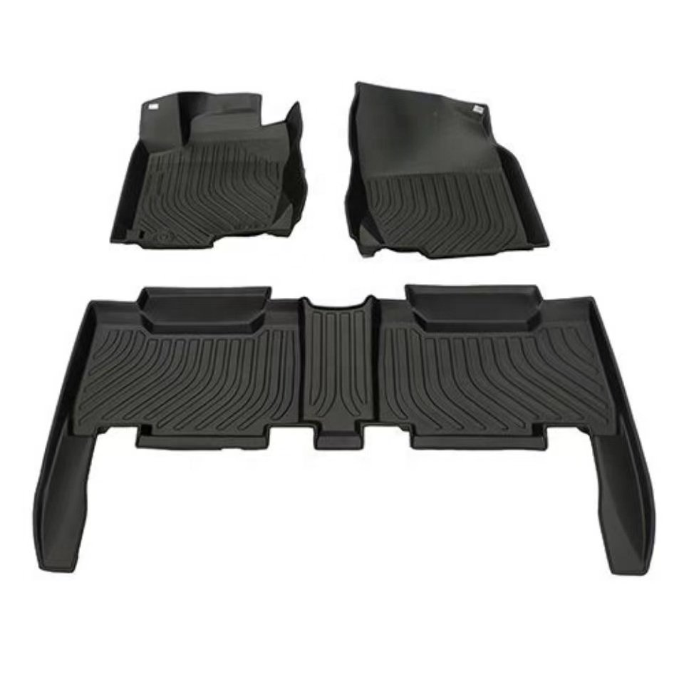 2022 Top-quality Car Accessories TPE Car Floor Mat for 3pcs Can Be Customer logo Non slip and Easy Clean